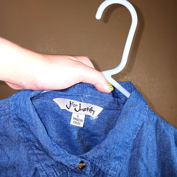 Denim Romper - Picture 4 of 4